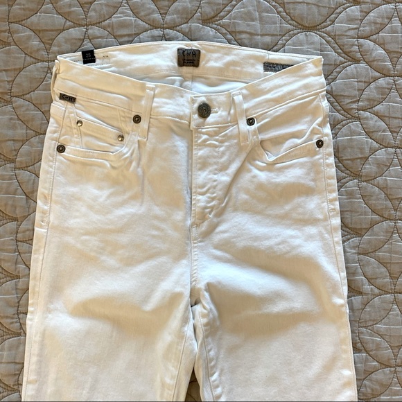 Citizens of Humanity | Rocket High Rise Skinny Denim — White | Size 25 - Picture 5 of 16